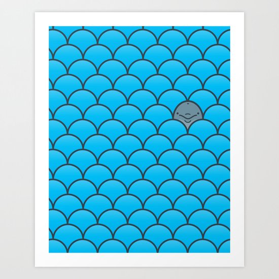 The Last Dolphin Art Print