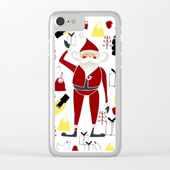 Santa claus Clear iPhone Case