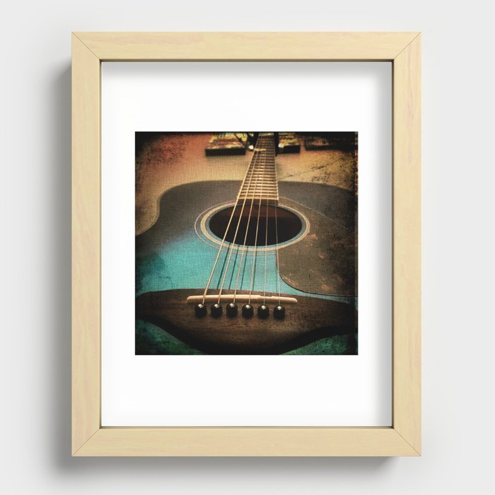 Midnight Strum Recessed Framed Print