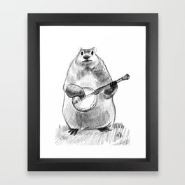 Chester and the Banjo Framed Art Print