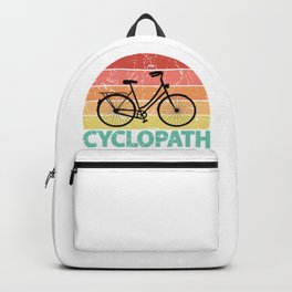 Cyclopath - Funny Cycling Pun Backpack
