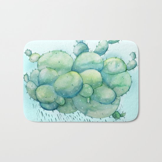 PRICKLY RAIN Bath Mat