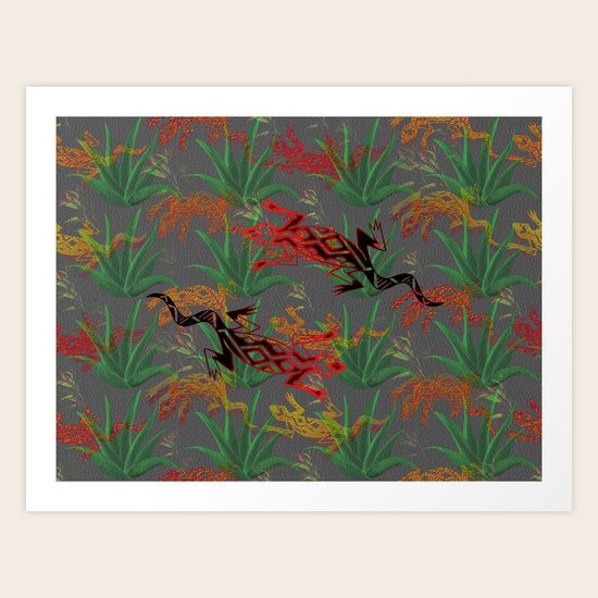 Desert Pattern Art Print