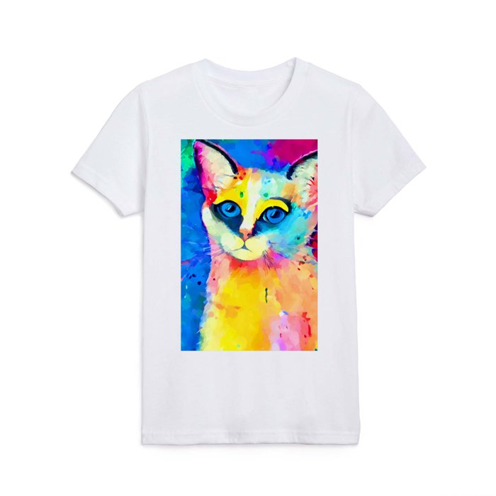 Siamese Cat 5 Kids T Shirt