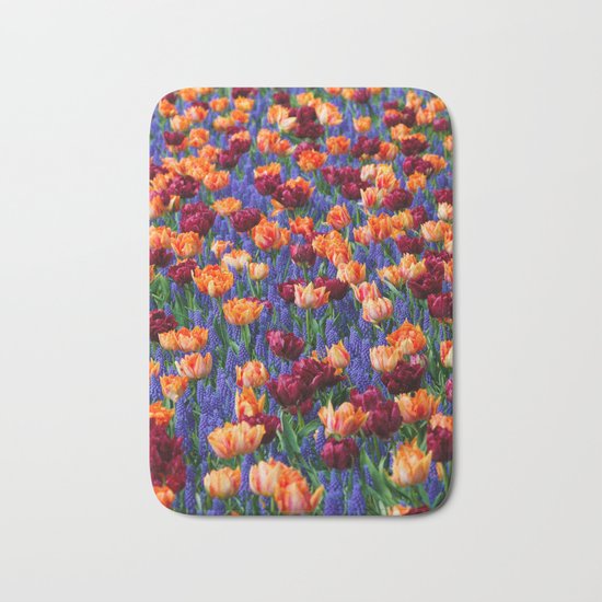 Flowerbed Medley Bath Mat
