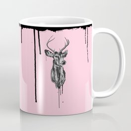 Deer Head III (pastel pink) Coffee Mug