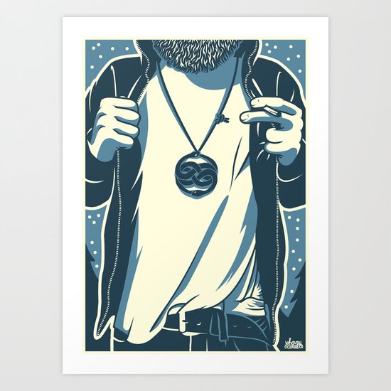 Seba has grown up Art Print