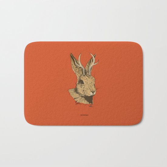 The Jackalope Bath Mat