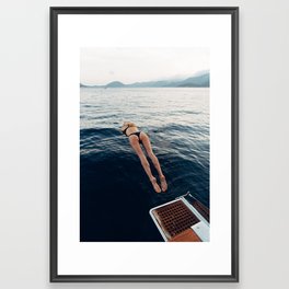 Submerge Framed Art Print
