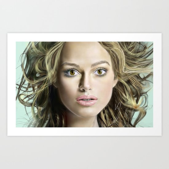 Keira Knightley Art Print