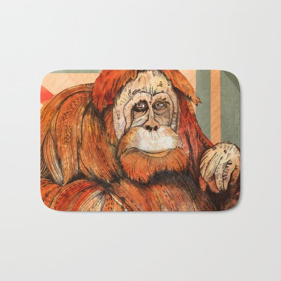 Mr. Orangutan Bath Mat