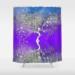 tree art -1- Shower Curtain