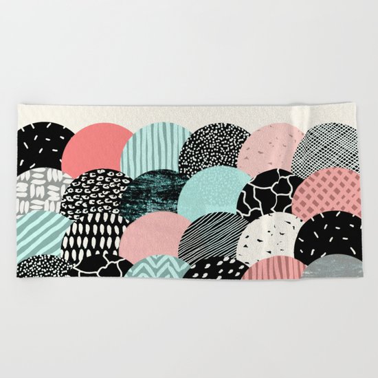 concentric Beach Towel