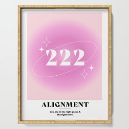 Angel Number 222: Alignment Serving Tray