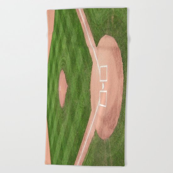 Baseball field /Baseballfeld Beach Towel