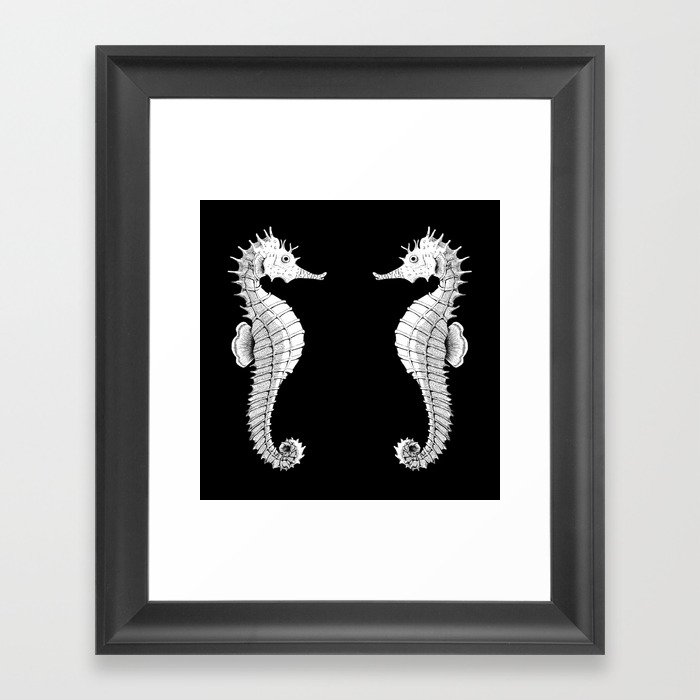 seahorses Framed Art Print