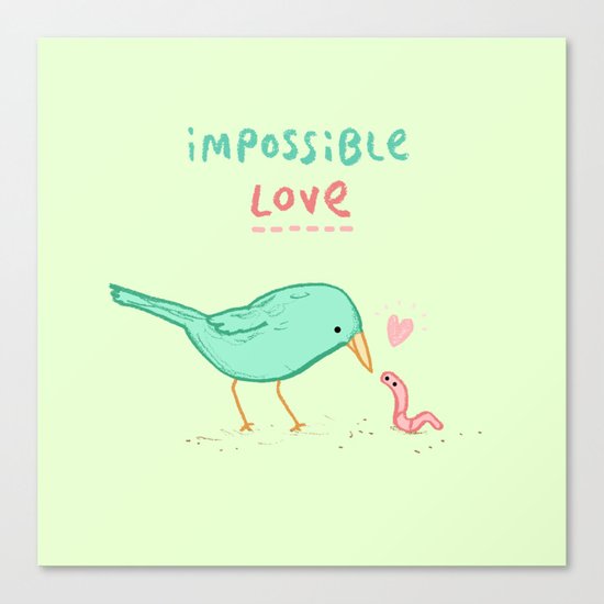 Impossible Love Canvas Print