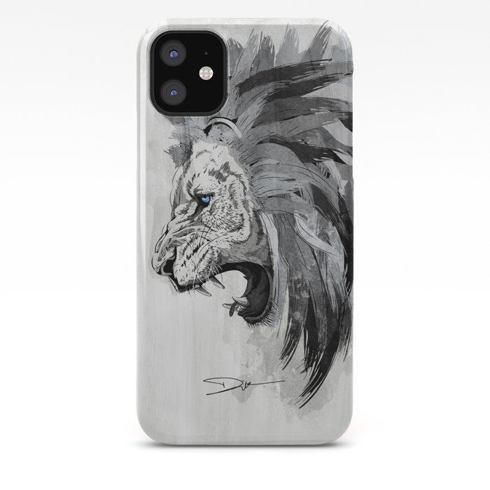 Lion The King Of The Jungle Iphone Case By Diklow Society6