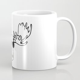 Hipster Moose Coffee Mug