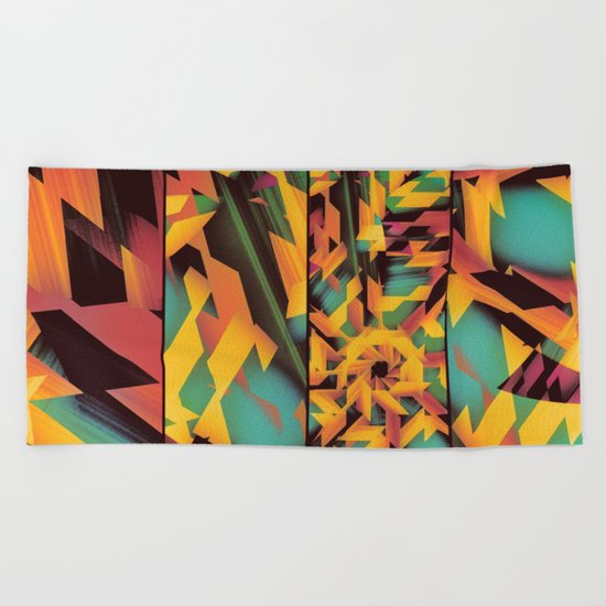 Delayed Impact Beach Towel