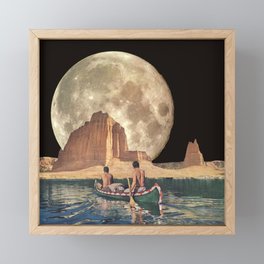 MOON RIVER by Beth Hoeckel Framed Mini Art Print