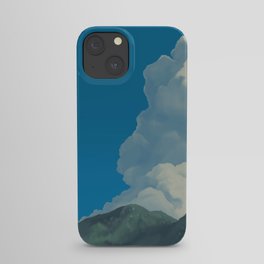 Puffy Anime-style Clouds iPhone Case