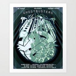 Ghostbusters Fan Art Poster Art Print | Pop Art, Movies & TV, Illustration, Sci-Fi 