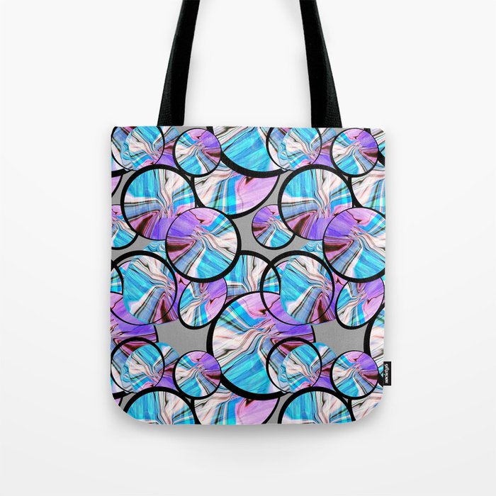 futuristic swirls Tote Bag