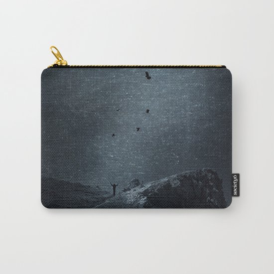 edge of always - dark blue Carry-All Pouch