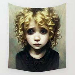 Black-eyed Child 16 Wall Tapestry