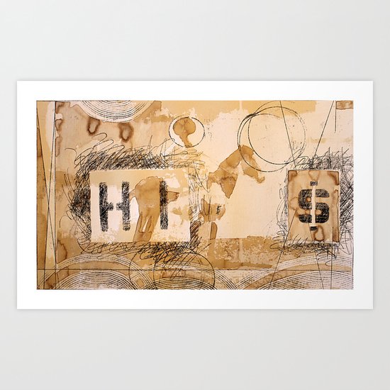 HI dollar Art Print