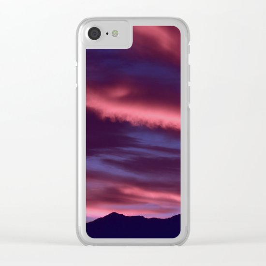 SW Serenity Rose Sunrise Clear iPhone Case