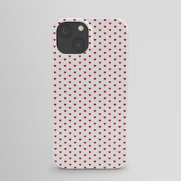 Small Red heart pattern iPhone Case