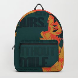 Dolly Parton Backpack | Typography, Illustration, Graphicdesign, Pop Art, Vector 