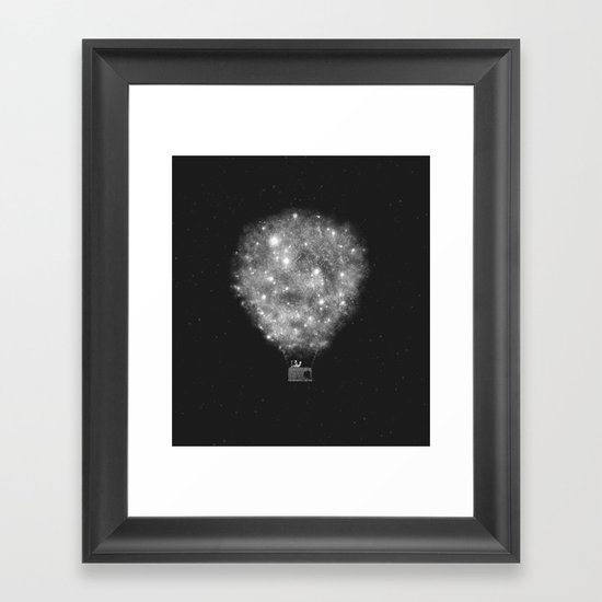 Supernova Sky Ride Framed Art Print
