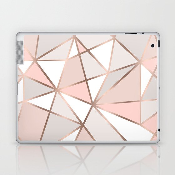 Rose Gold Perseverance Laptop & iPad Skin