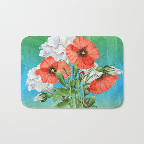 Flowers bouquet #24 Bath Mat