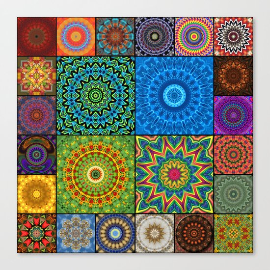 Mandala Madness Canvas Print