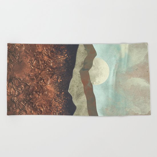 Copper Ground Beach Towel