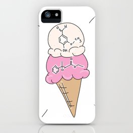 Ice Cream Chemistry Flavors, Science Stickers Laptop iPhone Case