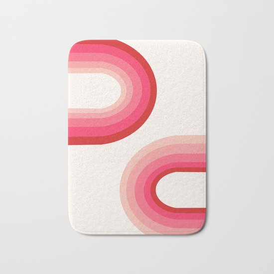Funky - 70's style trendy throwback retro gifts 1970s abstract art Bath Mat