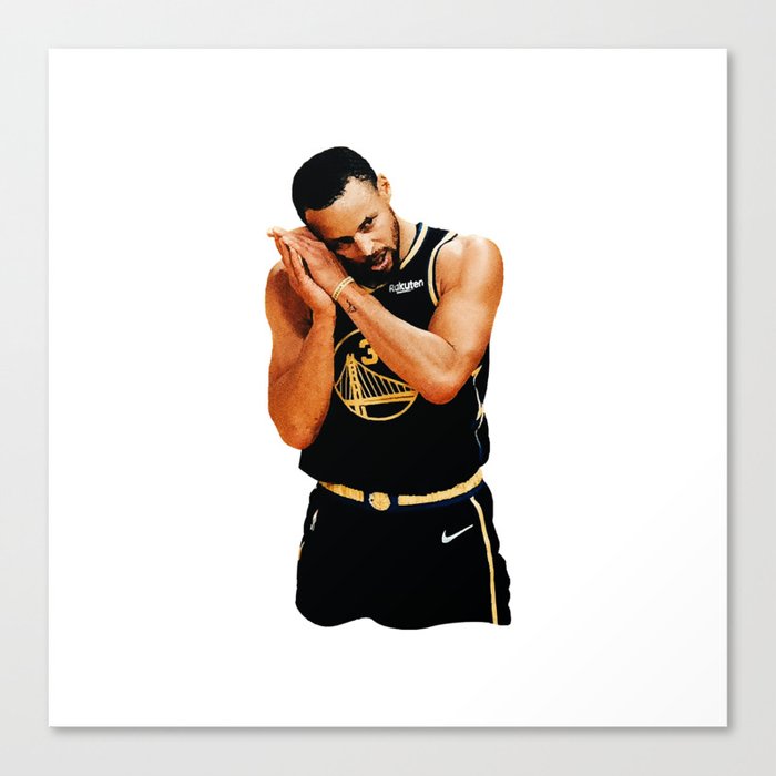 Curry basketball Canvas Print