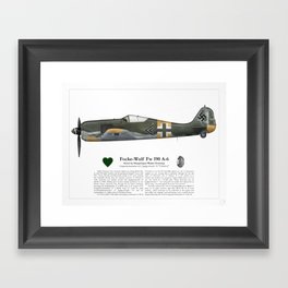 Fw 190 A-6 - Walter Nowotny Framed Art Print
