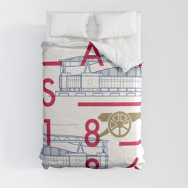 Emirates - Arsenal - Typoline Stadiums Comforter