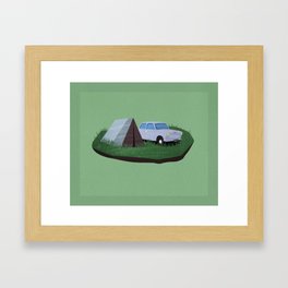 Vacation in the Polish People's Republic Framed Art Print