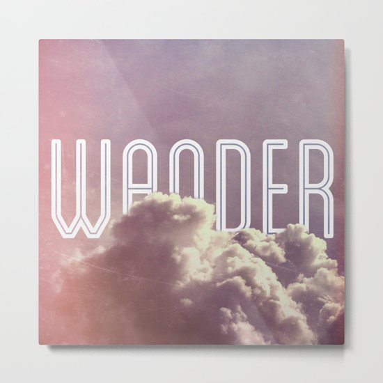 Wander (square) Metal Print