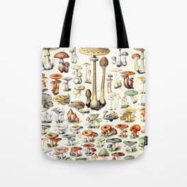 Adolphe Millot - Champignons B - French vintage poster Tote Bag
