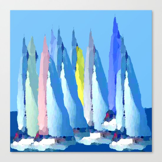 Sailing Boats 3 Canvas Print