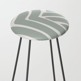 Abstract Stripes LVIII Counter Stool