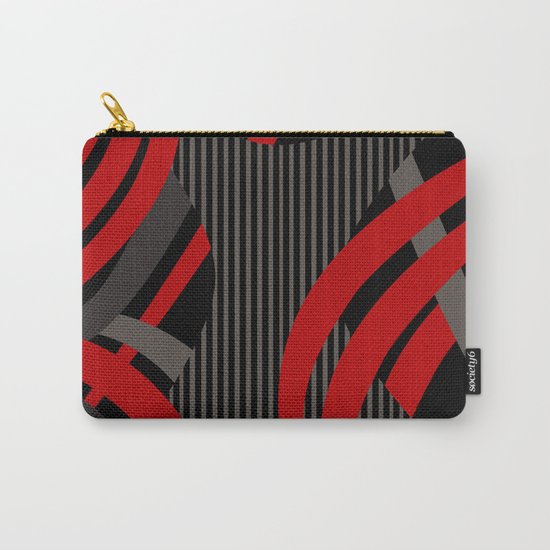 Red Wired Carry-All Pouch